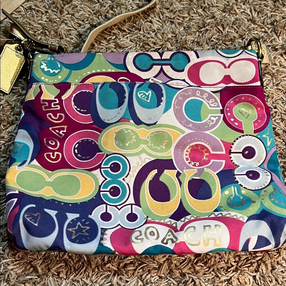 Coach Multicolor Crossbody Bag Poppy